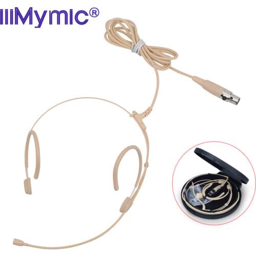 3pin mini XLR 3pin TA3F Headset For AKG Samson Wireless Body-Pack Transmitter Telescopic Change Right or Left Can Bend Freely