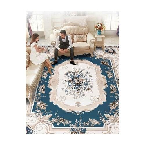 European Style Soft Carpet Bedroom Living Room Floor Home Doormats Collapsed Meters Machine Washable Hand-Washing Rug Big Mat