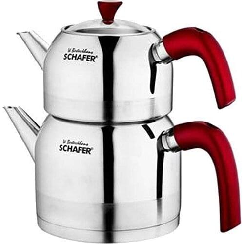 Schafer Ada Red Medium Teapot Set