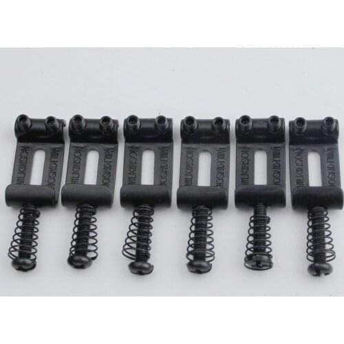 New Wilkinson Steel Saddles 10.8MM For Tremolo Guitar Bridges Black