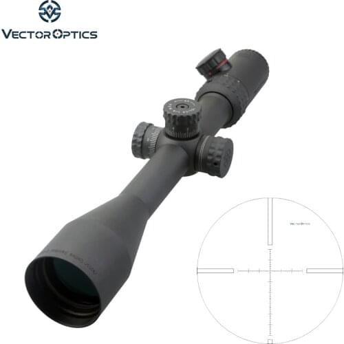 Vector Optics Hunting 6-24x50 E Clear Riflescope with Side Focus Lock Function Turrets fit .223 .308 12 Ga Caliber Free Shipping