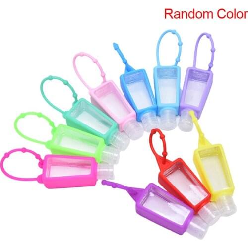 30ML Portable Traveling Refillable Bottle Silicone Hand Sanitizer Perfume Holder Mini Cute Empty Bottle Bath And Body Works