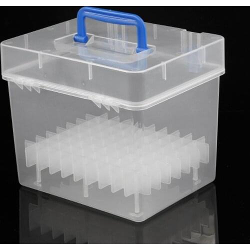 Transparent Marker Pens Storage Box Container Art Craft Tray Office Desk Organizor Home School Students Study Supply Y51A