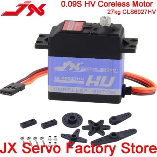 JX Ecoboost Servo CLS6027HV 27kg 8.4v HV Large Torque Standard Digital Coreless Servo Metal Gear For Car Clamber Airplane Robot