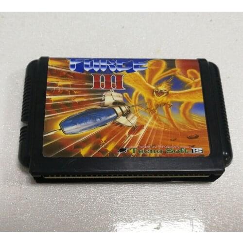 Thunder Force III 16 Bit MD Game Card Sega Mega Drive Genesis