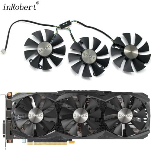 85MM GA91S2U 4Pin Cooler Fan For ZOTAC GTX980Ti 980 Ti AMP 6GB GTX TITAN X ARCTICSTORM Graphics Video Cards Cooling Fans
