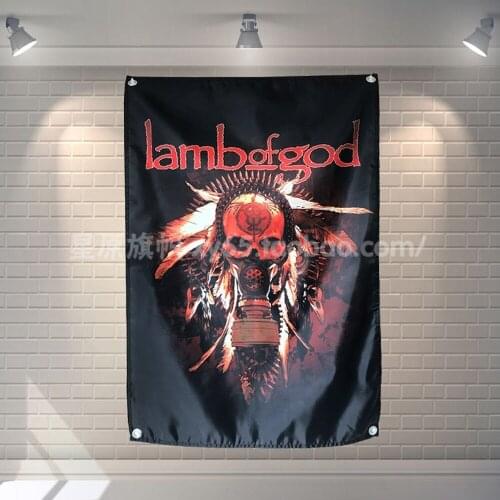 High-quality Canvas Painting Banquet Music Festival Party Decor Hip Hop Reggae Rock Music Stickers Famous Band Flag & Banner B2