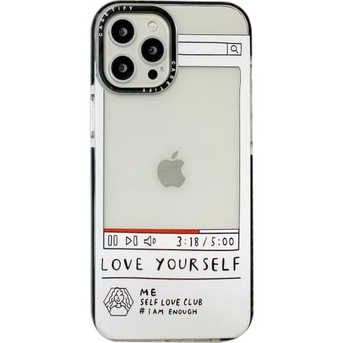 Funny Music Player Interface Case for iPhone 12 Pro Max Back Phone Cover for 12 Mini 11 Pro Max X XS XR 8 7 Plus SE 2020 Capa