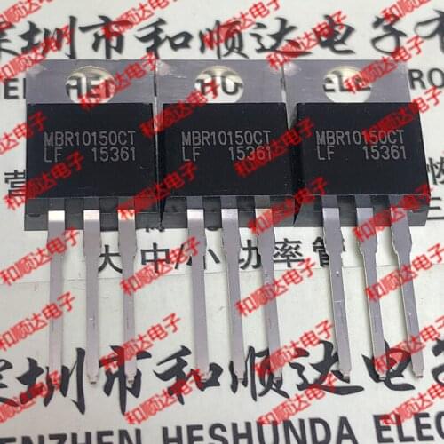 10pcs/lot MBR10150CT New Spot TO-220 SCHOTT 150V 10A
