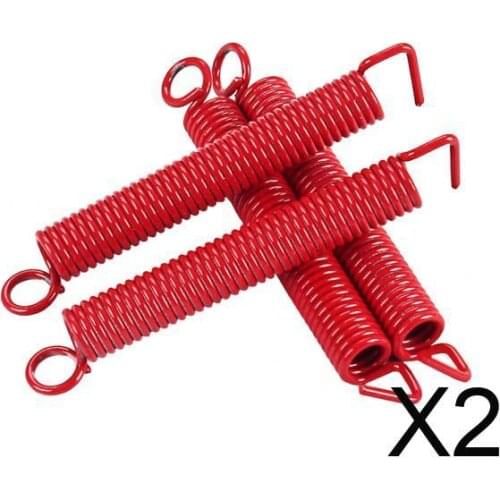 2x4Pcs Electric Guitar Tremolo Bridge Springs for Floyd Rose Bridge Guitar Red
