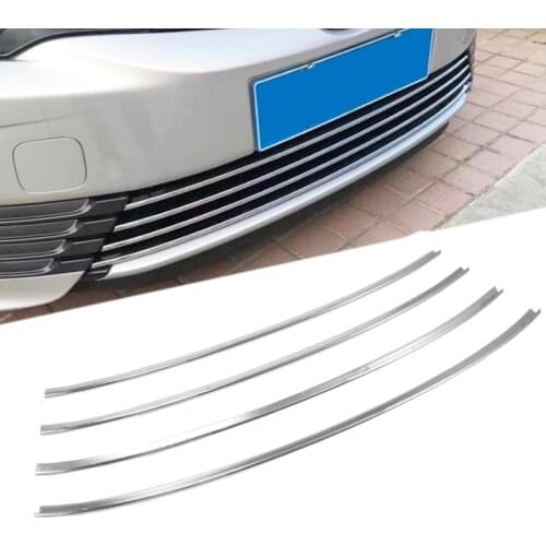 For Toyota Corolla 2017 2018 Car ABS Chrome Front Racing Grille Cover Trim Exterior Accessories Front Grille Cover Trims 4pcs