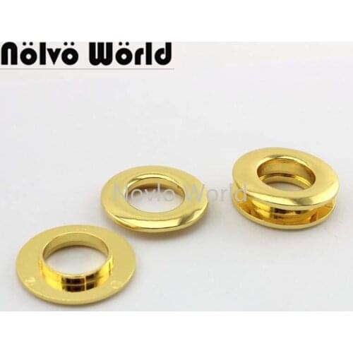 4 pieces test, 4 colors, high quality metal eyelets with grommet for leather craft shoe belt diy bag tag clothes accessories