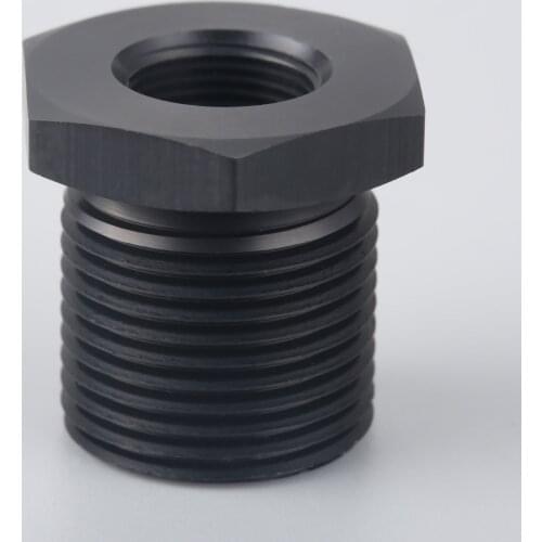 Aluminum Straight 1/2-28 To 3/4-16 UNF Threaded Fitting Adapter Automotive Oil Filters N1228T34 for FRAM PH33600 BOSCH STP S3600