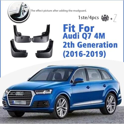 Mudguard For Audi Q7 4M 2016 2017 2018 2019 Front Rear 4pcs Mudflaps Mudguards Car Accessories Auto Styline Splash Guard Fender