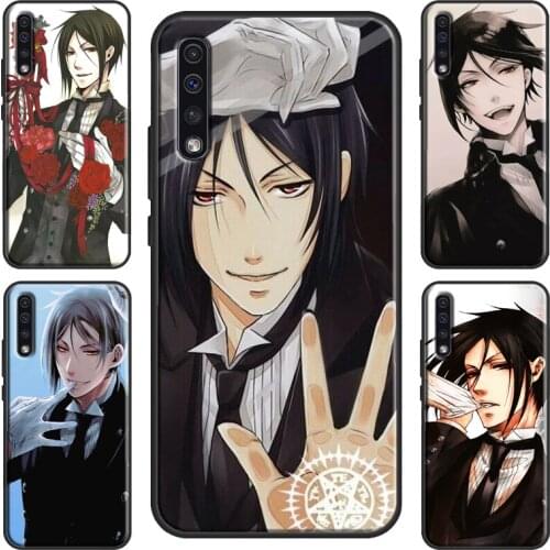 Black Butler Sebastian Michaelis Case For Samsung S20 FE S21 Ultra Plus A12 A32 A42 A52 A72 A50 A70 A20S A20e A21S A51 A71