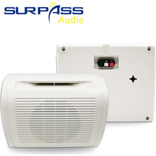 In-Wall Mount Speakers Public Address Audio System 3W-6W Loudspeakers PA System Powered Speakers Home Background Music Horn