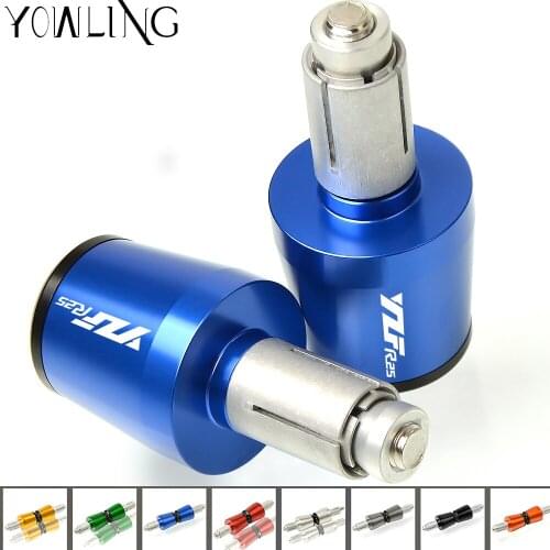 For YAMAHA YZFR25 YZF R25 YZF-R25 2015 2016 2017 2018 7/8"22mm CNC Aluminum Motorcycle Handlebar Bar Bike Grip Ends Weights Plug