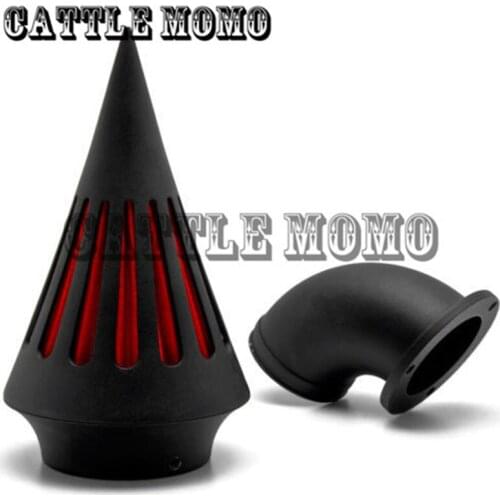 Rough Motorcycle Spike Air Cleaner Intake Filter For Harley Fat Boy Wide/Road/Super Electra Glide Rocker Softail