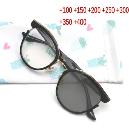 Progressive Multifocal Glasses Transition Sunglasses Photochromic Reading Glasses Men Points for Reader Near Far Sight FML