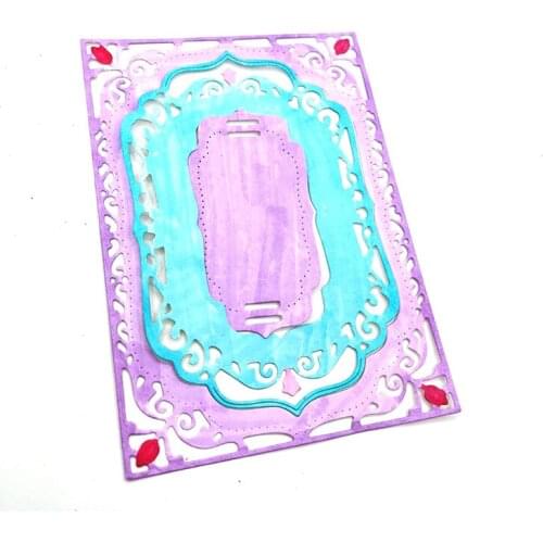Julyarts Frame Scrapbooking Material Stencils For Stencil DIY Dies Scrapbooking Album Paper Card Metal Craft Metal Cutting