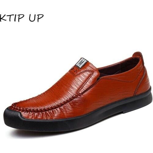 Spring Autumn Men Casual Shoes Luxury Brand Mens Loafers Moccasins Breathable Slip on Flats Men Shoes Black Driving Shoes