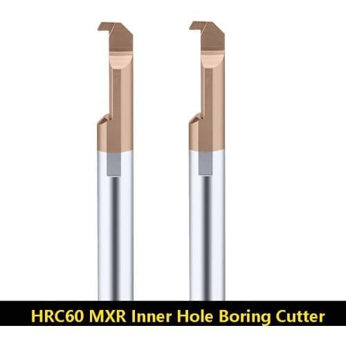 BEYOND 1pcs MXR Small Diameter Tungsten Steel Boring Cutter HRC60 MXR4R0.15 L15 Internal Carbide Tiny Holes Machining Tools