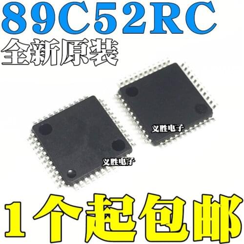 New and original STC89C52RC-40I-LQFP44G LQFP44 Single-chip microcomputer STC89C52RC Single chip, integrated circuit