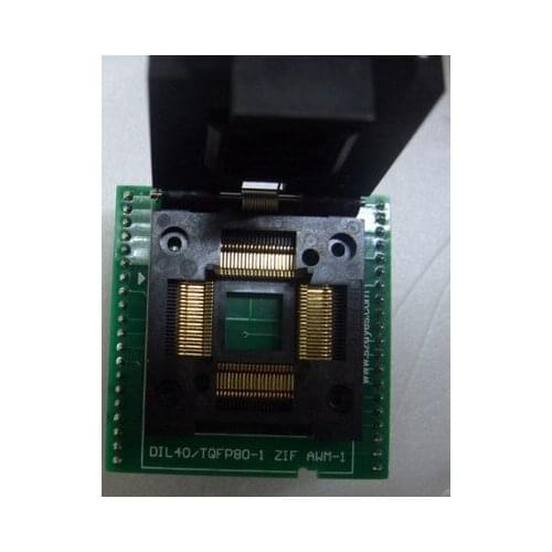 Original ATMEL IC Test Seat NO.TA034 AT89C51SND1 Burning Programm Socket Adapte