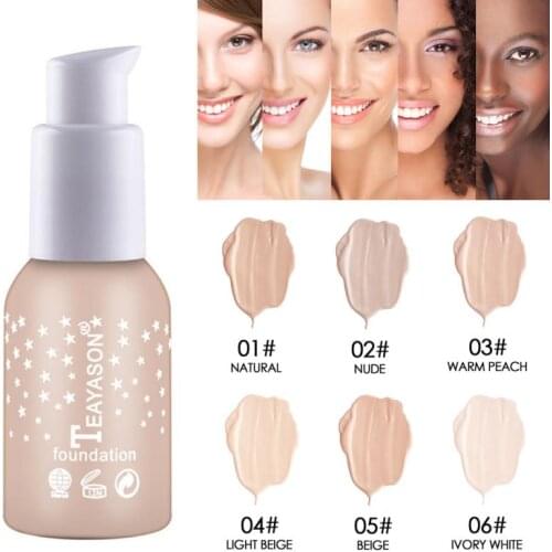 30ml Face Base Makeup Liquid Foundation Concealer Make Up BB Cream Moisturizer Long Wearing Natural Touch Primer Maquiagem TSLM1