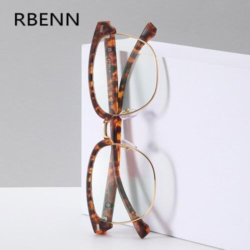 RBENN Half Frame Anti Blue Light Glasses Men Women Ultralight TR90 Blue Light Blocking Eyewear Computer Gaming Eyeglasses UV400