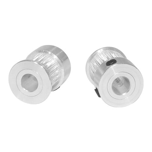 3d printer pulley aluminum timing pulley GT2 20teeth bore 3.17mm 4mm 5mm 6mm 6.35mm 8mm pulley for 2GT belt width 10mm 1pcs