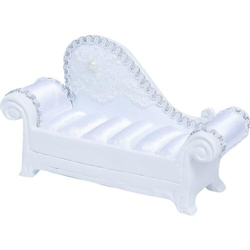 Resin Sofa Couch Room Decor Jewelry Organizer Wedding Party Ring Display