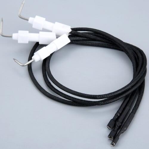 3Pcs Propane Gas Patio Heater Universal Electrode Igniter Wire With Sparker 400mm For Grill Gas Stove Any Gas Appliance