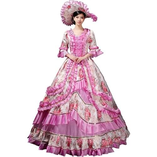 Royal Court Dress Retro Baroque Clothing Renaissance Rococo Dress 18th Century dress Marie Antoinette Costume ball gown