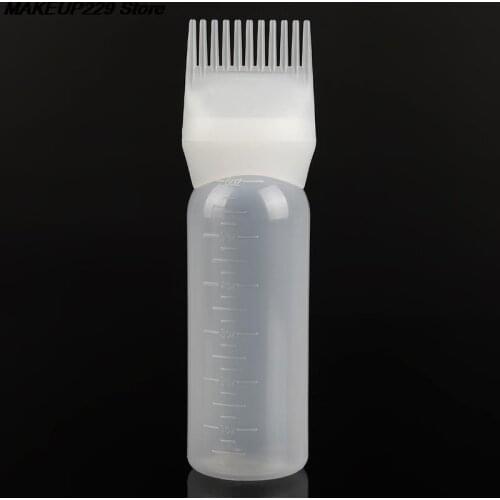 1PC Professional Hot Hair Dye Bottle Applicator Brush Dispensing Salon Hair Coloring Dyeing Hair Dry Cleaning Bottle for Girls