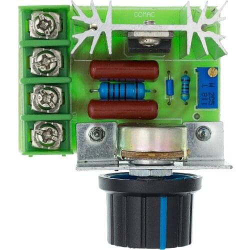 10pcs A84 Free Shipping 2000W 220V SCR Electronic Voltage Regulator Module Speed Control Controller Worldwide Store