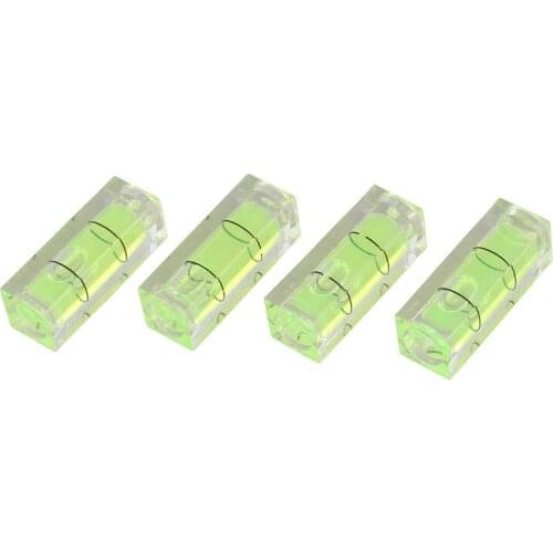 4Pcs 10x10x29mm Universal Square Bubble Spirit Level Tripod Measuring Camera
