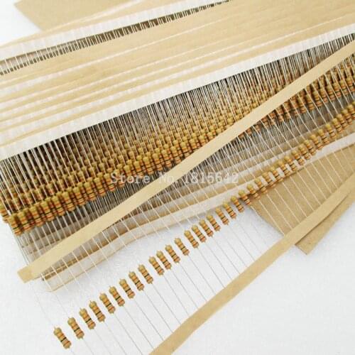 100PCS 1/2W Carbon Film Resistors 5% Error 750K ohm 750k Ohm 750KR Color Ring Resistance