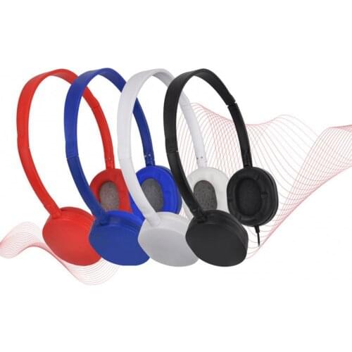 ABS 3.5mm Wired Retractable Portable High Quality Sound Heavy Bass Headphone for Gaming/Online Courses