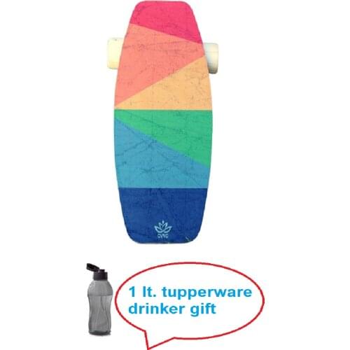 Wooden Balance Board, Surfing, Skating, Fitness, Yoga, skateboard Snowboard for Training and Coordination Exercise Portable Equipment