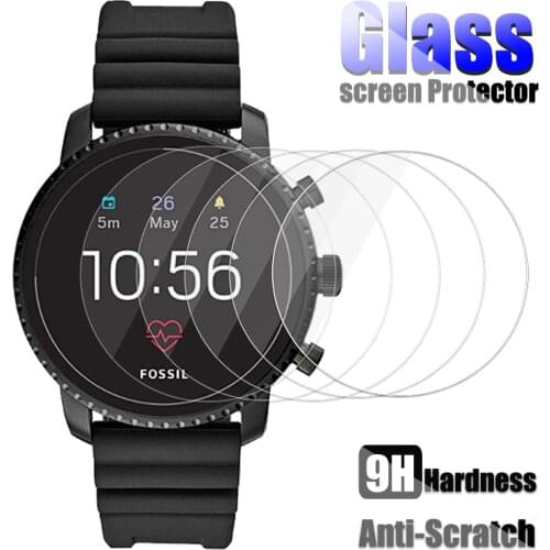 For Fossil Gen 5 Smartwatch Carlyle Garrett Julianna Q Explorist Venture HR Gen 4 3 Wander Gen 2 Tempered Glass Screen Protector