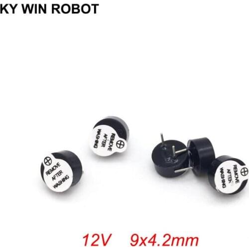 [ electronic diy kit ] New Ultra-thin 12V active buzzer Electromagnetic 9*4.2MM 0942 (SOT plastic tube length acoustic )5 pieces