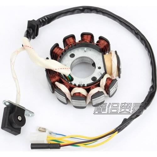 GY6 125CC 150CC 11 pole engine magnetic motor stator power coil Assembly Dirt bike Scooter ATV Motorcycle Magneto Stator Coil