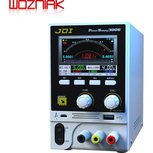 WOZNIAK 30V 6A Multi port Maintenance Power Supply 110V 220V Intelligent Voltage Stabilized Ammeter FOR IPhone IPAD
