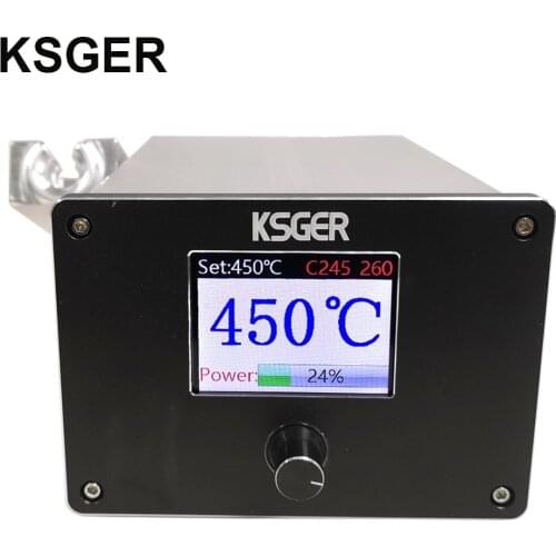 KSGER CNB-245 OLED Soldering Station For JBC Tips Lead-free 3S Rapid Heating Soldering Iron Kit Handle 130W Power Auto-sleep
