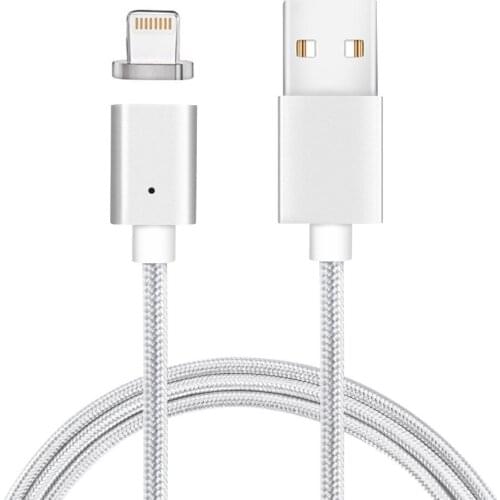 Magnetic Lightning Cable for iPhone & iPad 3.3 FT Gen 5 (silver)