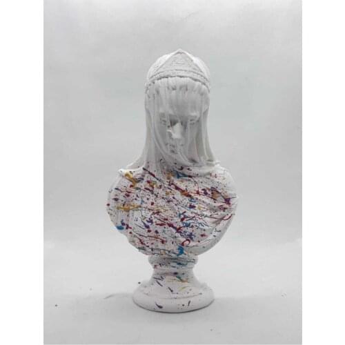 Gauze Women Trinket Sculpture Bust