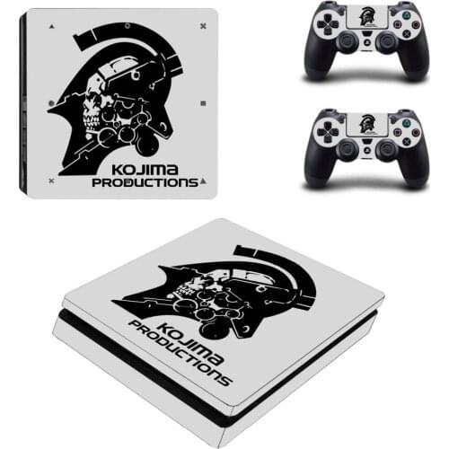 Metal Gear Solid Kojima Productions PS4 Slim Skin Sticker For PlayStation 4 Console and Controller PS4 Slim Sticker Decal Vinyl