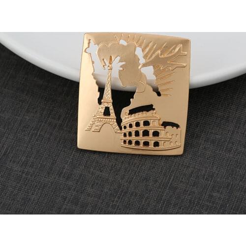 Fashion new artistic liberty to travel around Europe pins cardigan texture coat brooch brooches