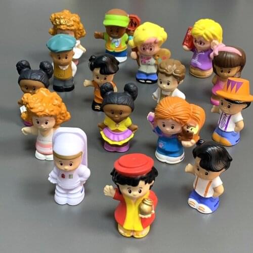 Lot 5/10 Pcs Random Little Cartoon Doll mini People Boy Girl 2 inch figure Toys Children Kids Christmas Gifts
